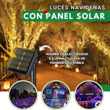 LUCES DE NAVIDAD INTELIGENTE CON PANEL SOLAR